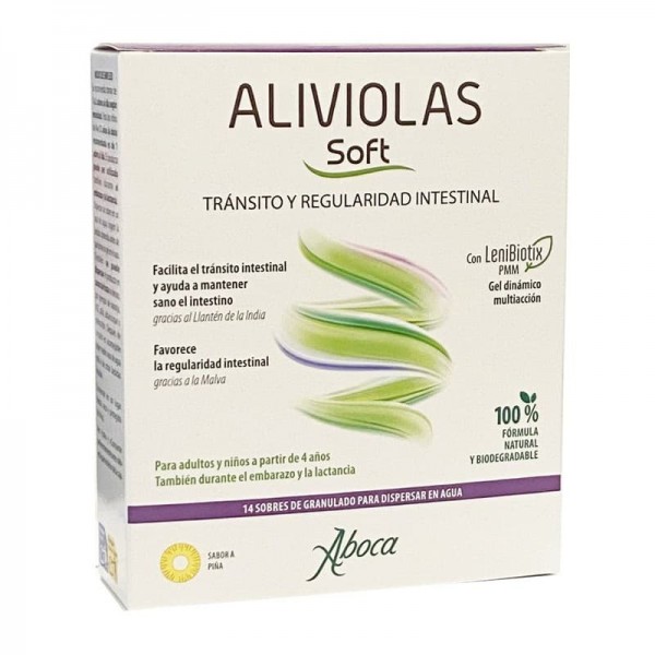 ALIVIOLAS SOFT 14 SOBRES 3,8 G SABOR PIÑA