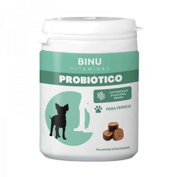 BINU SUPLEMENTO PROBIOTICO 120 GR PERROS