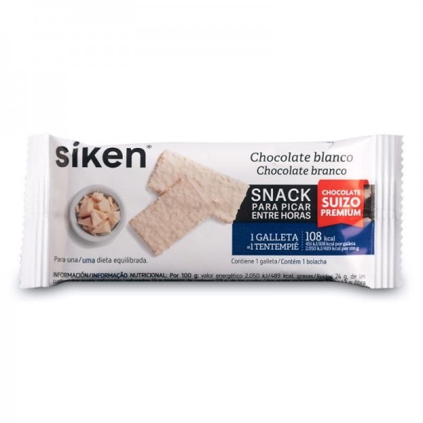 SIKEN FORM GALLETA CHOCOLATE BLANCO 22 G