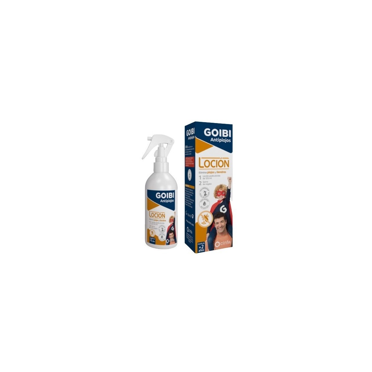 GOIBI ANTIPIOJOS ELIMINA LOCION USO HUMANO 125 ML