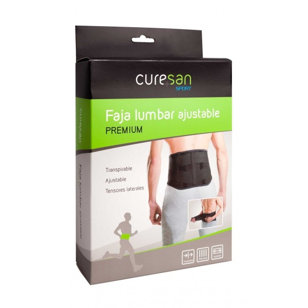 FAJA LUMBAR AJUSTABLE CURESAN PREMIUM TALLA M