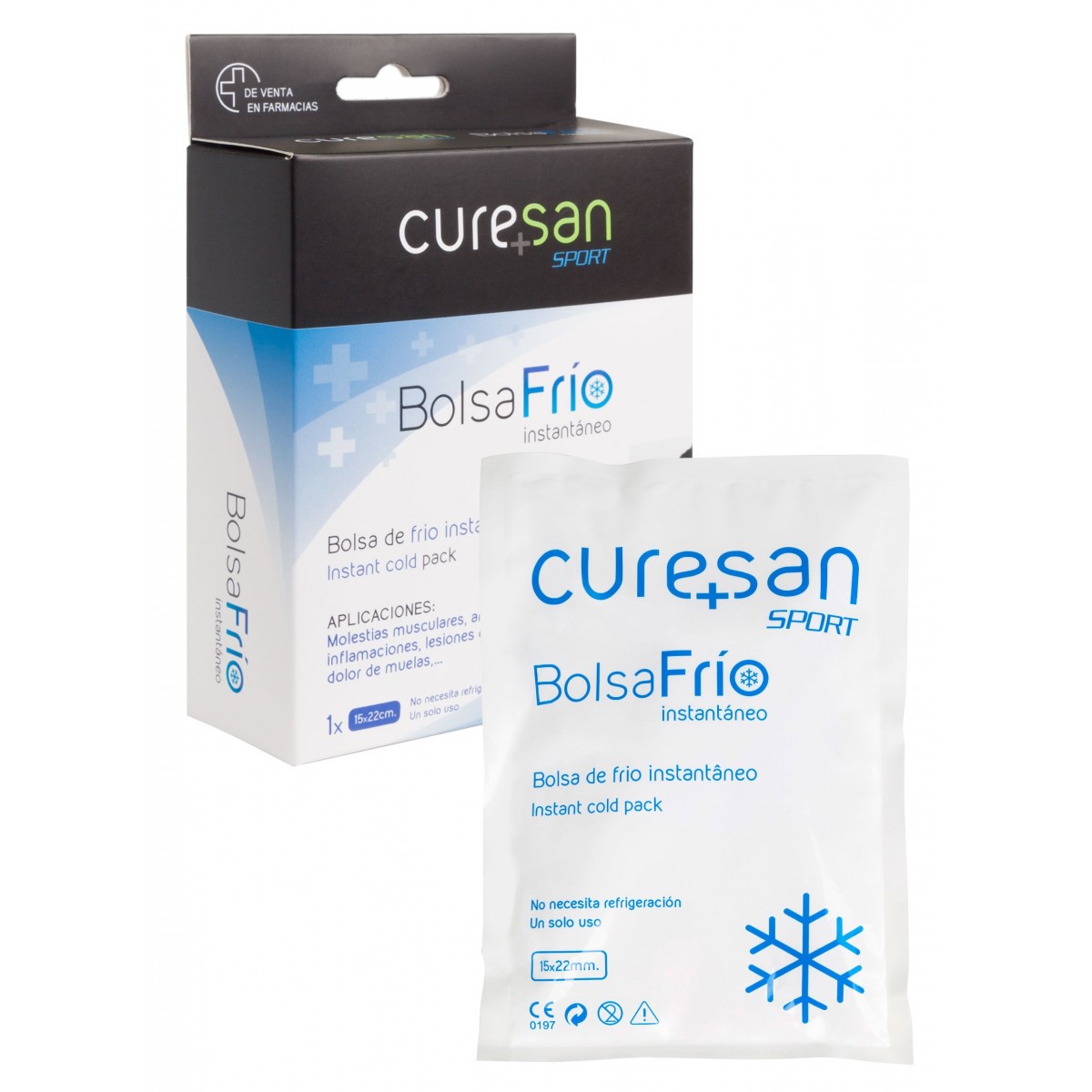 CURESAN BOLSA FRIO INSTANTANEO 15 X 22 CM