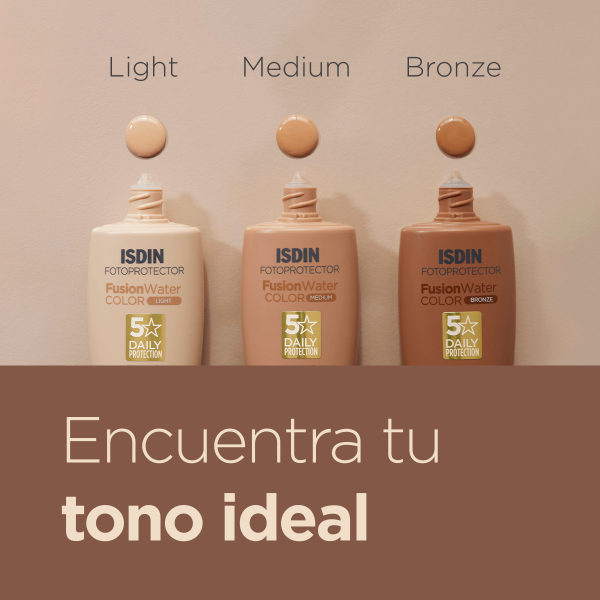 FOTOPROTECTOR ISDIN SPF 50 FUSION WATER COLOR 1 ENVASE 50 ML BRONZE