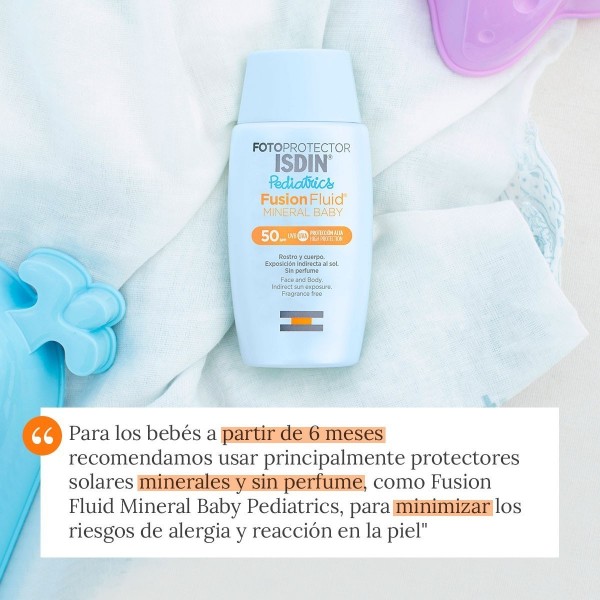 FOTOPROTECTOR ISDIN SPF-50+ FUSION FLUID MINERAL BABY 50 ML 2