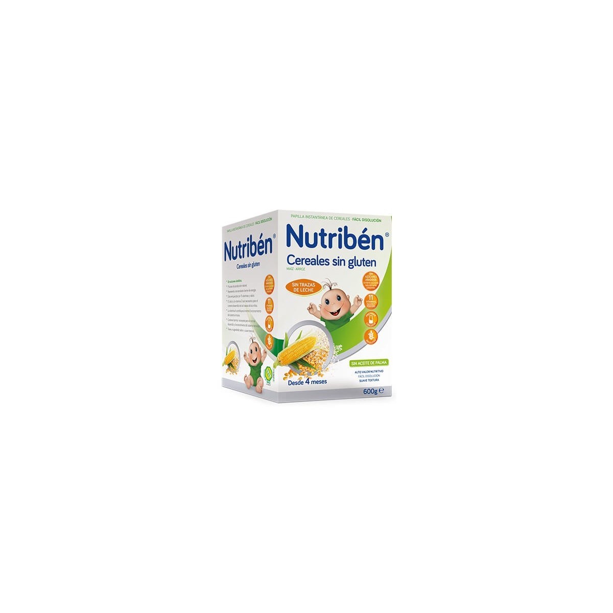 NUTRIBEN CEREALES SIN GLUTEN PAPILLA 600 G