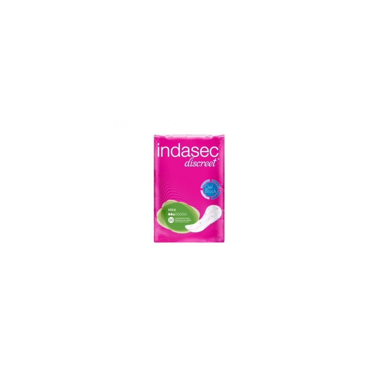 INDASEC MINI COMPRESA PERDIDAS LEVES 22 ABSORB
