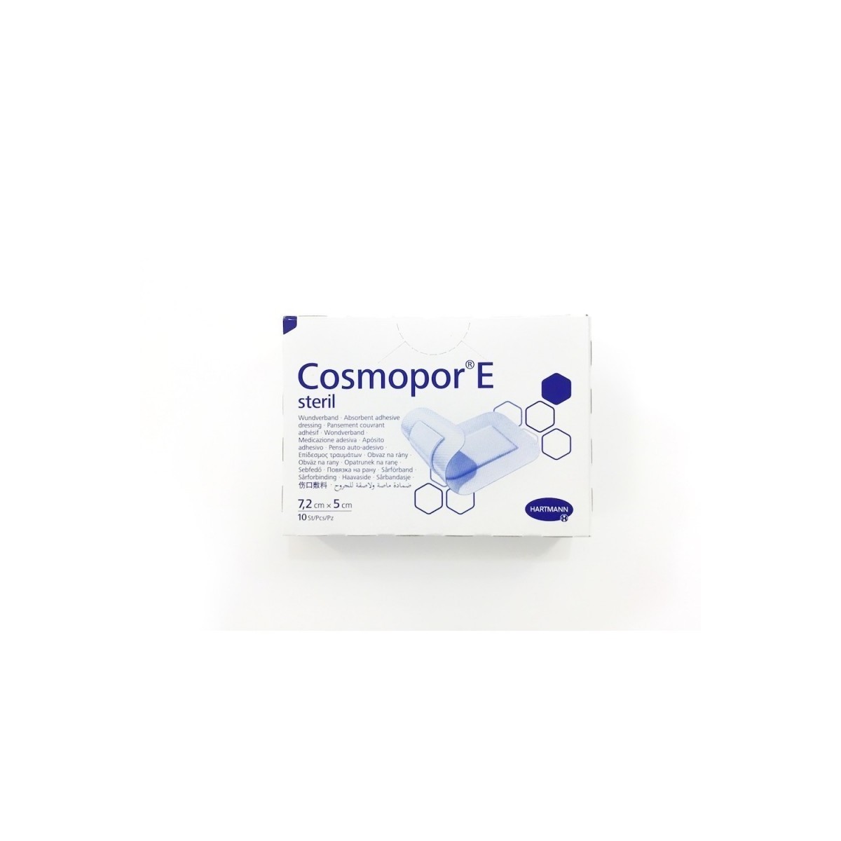 COSMOPOR E APOSITO ESTERIL 7,2 X 5 M 10 U
