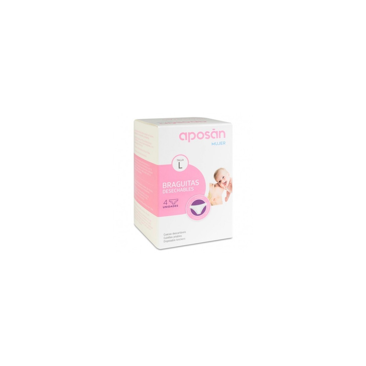 BRAGA DESECHABLE APOSAN T- GDE 4 U