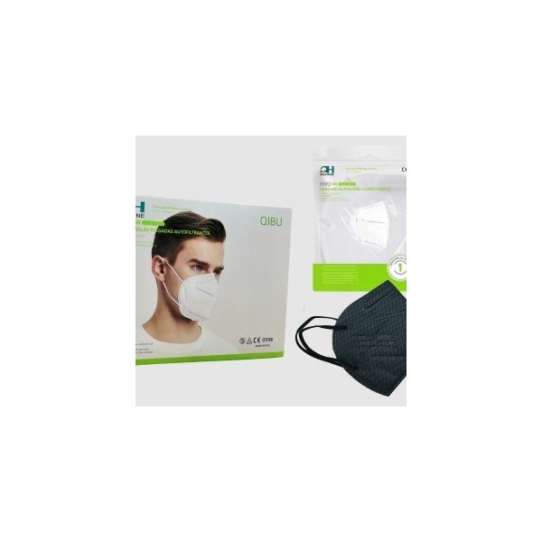 MASCARILLA FFP2 NEGRA 10UNIDADES