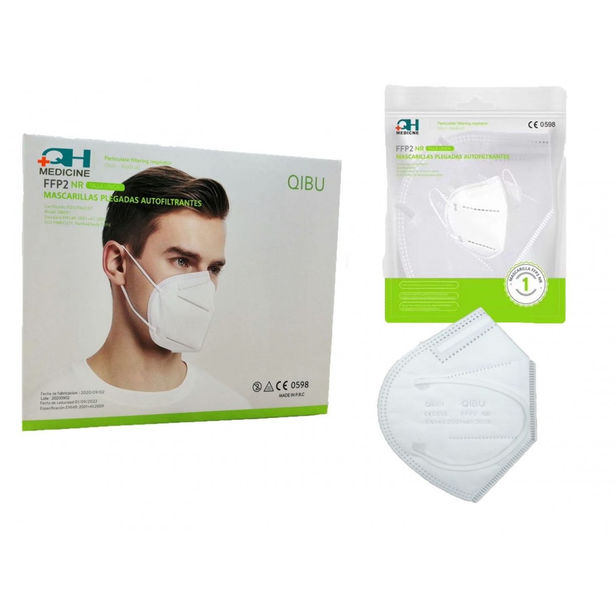 MASCARILLA FFP2 BLANCAS 10 UDS