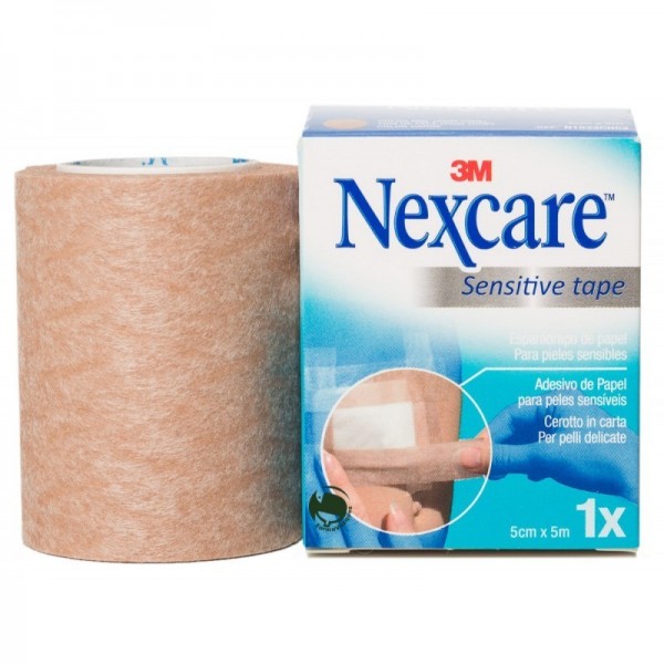 ESPARADRAPO HIPOALERGICO 3M NEXCARE SENSITIVE TA CARNE 5...