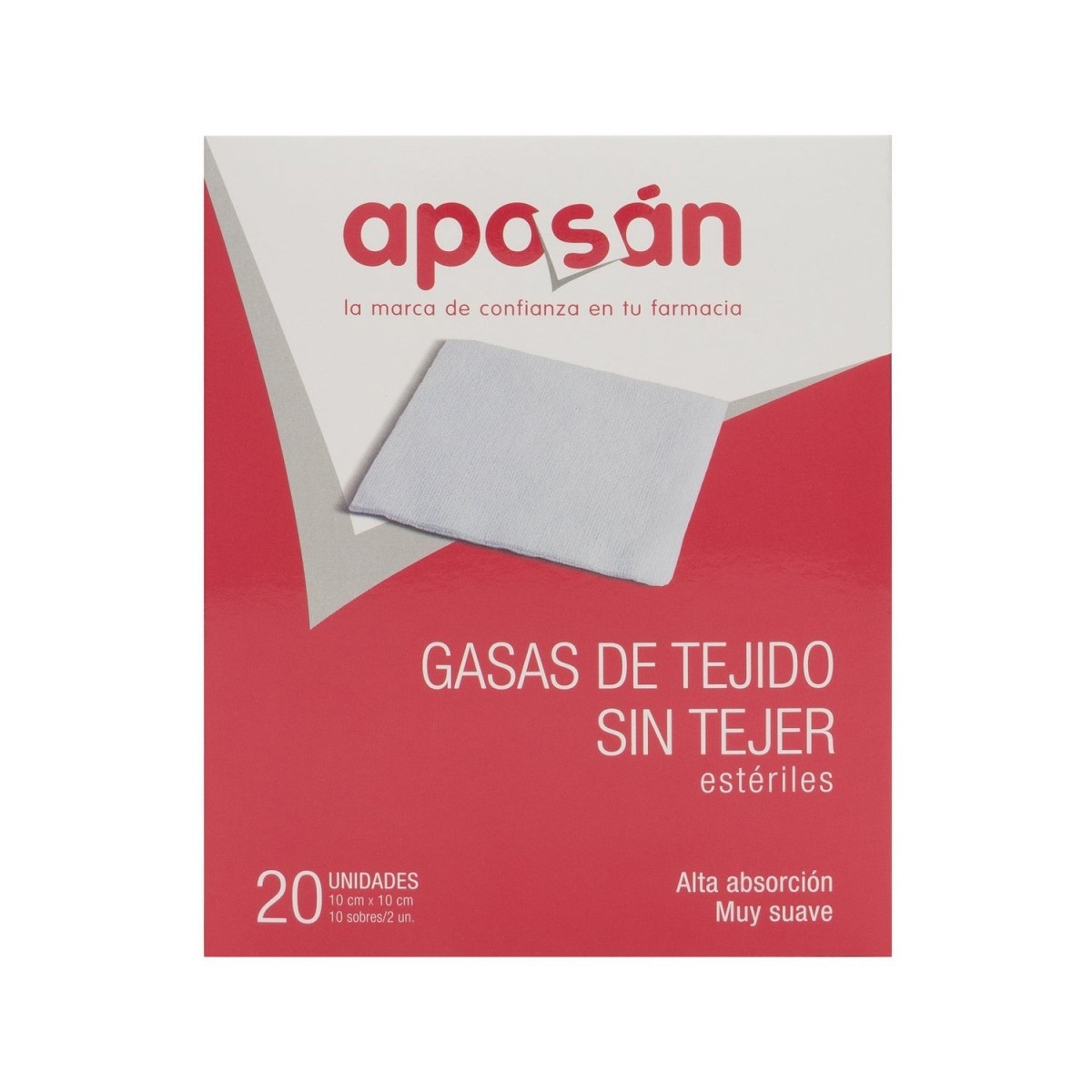 APOSAN GASA ESTERIL TEJIDO SIN TEJER COMPRESAS...